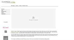 Desktop Screenshot of eng.duvernoixlegal.ru